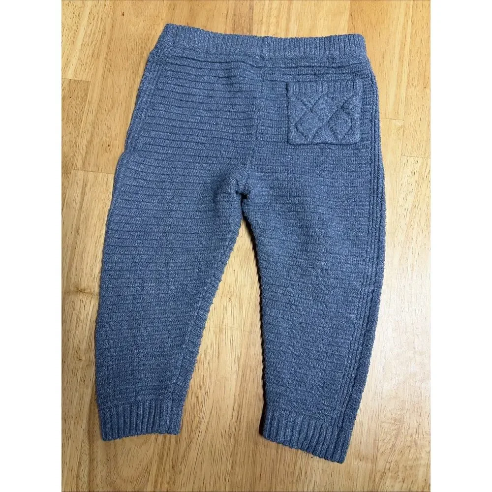 Tommy Bahamas Kids Toddler 2pc Outfit Cozy Sweater Pants Dark Gray Grey Size 18M